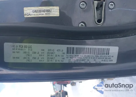 2017 Jeep Compass Sport 4X4 from USA, damaged, VIN 1C4NJDBB1HD106857